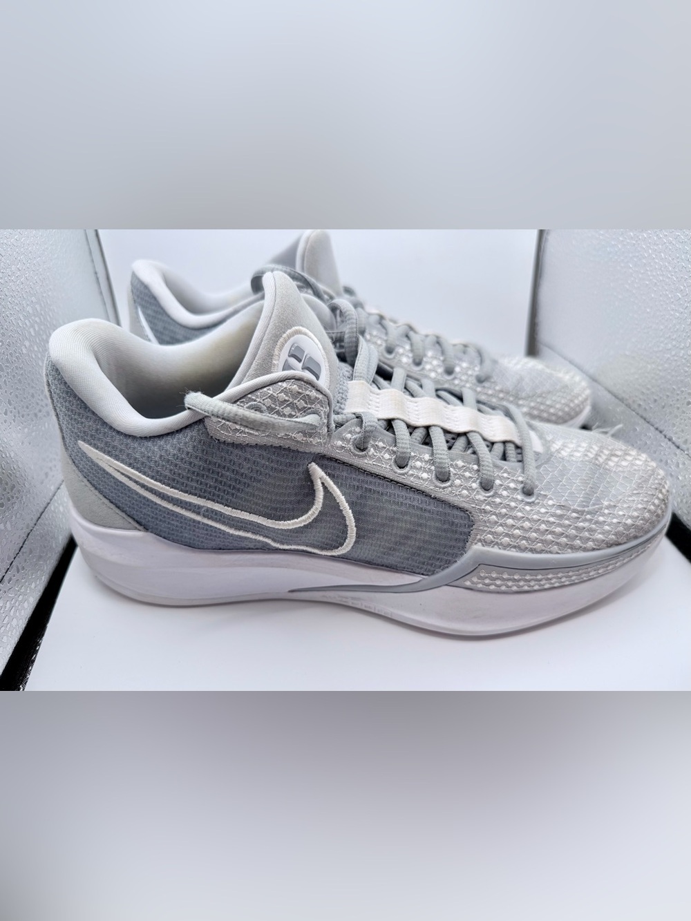 Nike Sabrina 1 Photon Dust Metallic Silver Basketball Shoes Women’s Size 9
